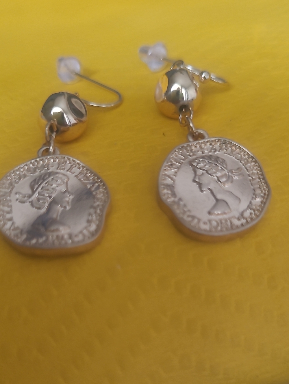 Gold-Tone Coin Drop Earrings - Women Jewelry